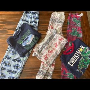 Boys Size 8 Winter PJ Bundle